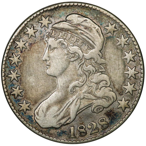 1828 SB2/S8/LL Capped Bust Half Dollar - Overton 122 [R2] - Very Fine Details