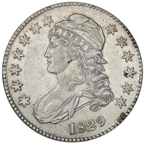 1829 Capped Bust Half Dollar - Overton 112] - Extremely Fine+ Detail