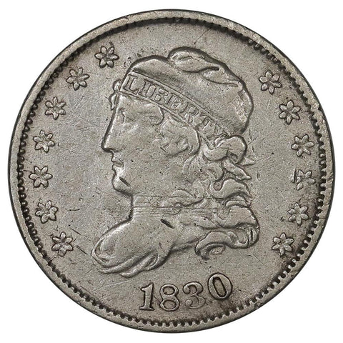 1830 Capped Bust Half Dime - Extremely Fine Details