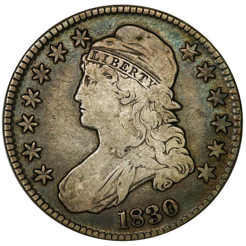1830 Capped Bust Half Dollar - Overton 111 [R2] - Fine+