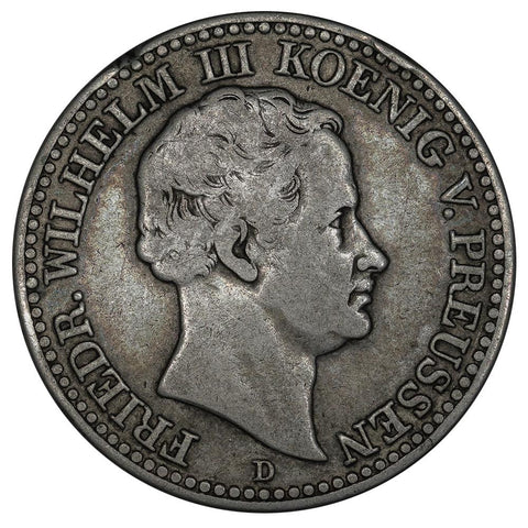 1830-D German States, Prussia Silver  Thaler KM.419 - Fine/Very Fine