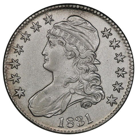 1831 Capped Bust Half Dollar - Overton 102 [R1] - Very Fine Detail