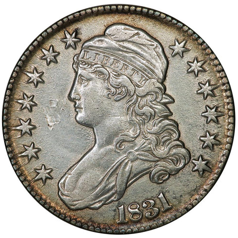 1831 Capped Bust Half Dollar - Overton 108 [R1] - About Uncirculated Detail
