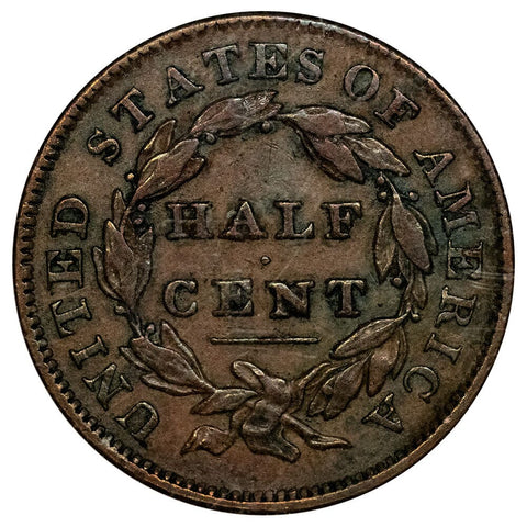 1832 Classic Head Half Cent - NGC XF 40 - Old "Fatty" Slab