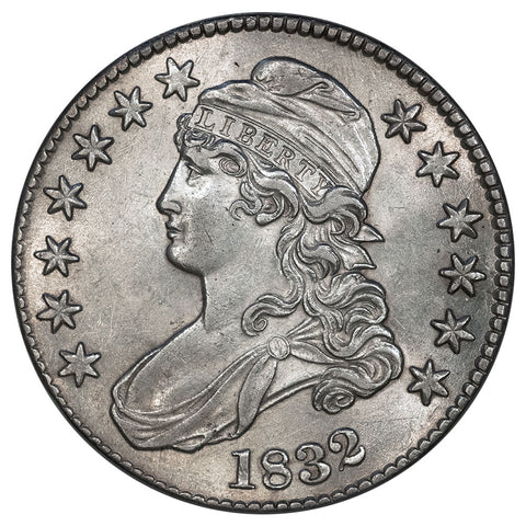 1832 SL Capped Bust Half Dollar - Overton 109 [R4] - About Uncirculated