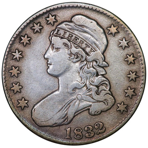 1832 Small Letters Capped Bust Half Dollar - Overton 113 [R2] - Very Fine