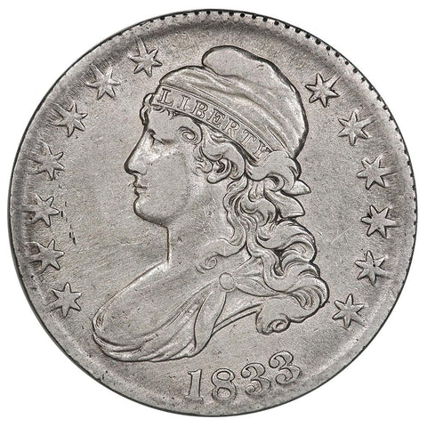 1833 Capped Bust Half Dollar O-114 (R2) - Very Fine