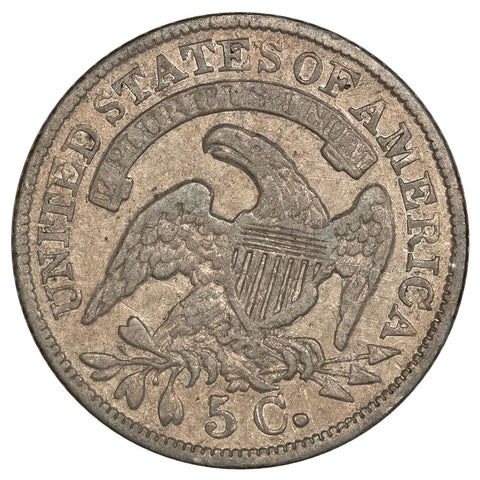 1833 Capped Bust Half Dime - Very Fine Details (Obv. Nicks)