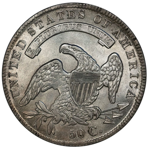 1834 SD/SL Capped Bust Half Dollar - O-115 [R2] - About Uncirculated