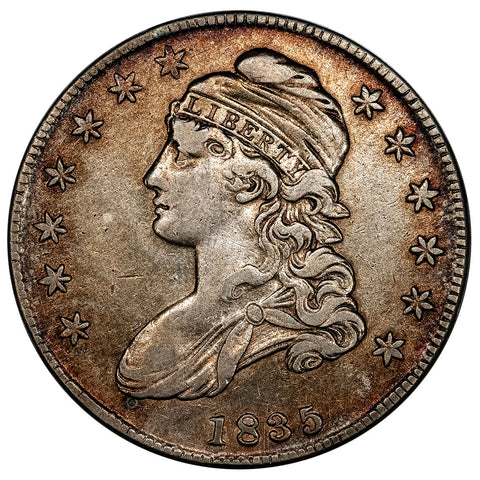 1835 Capped Bust Half Dollar - Overton 103 [R2] - Very Fine