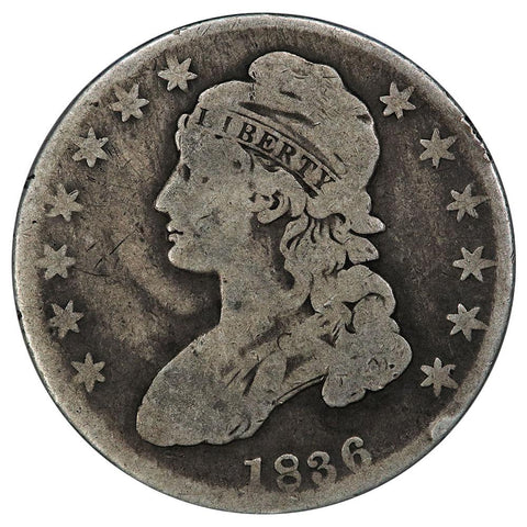 1836 LE Capped Bust Half Dollar - Good