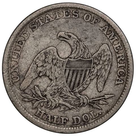 1838 Reeded Edge Capped Bust Half Dollar - Very Fine