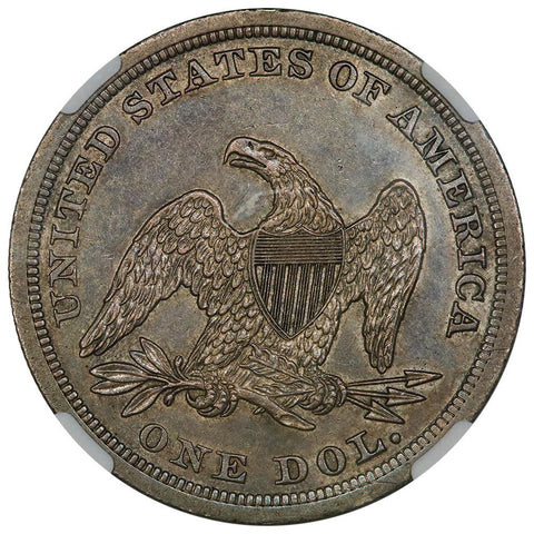 1840 Seated Liberty Dollar - NGC AU 55 - About Uncirculated