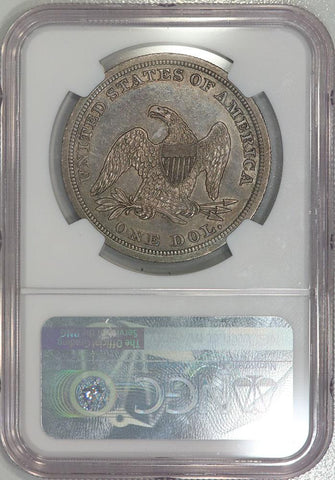1840 Seated Liberty Dollar - NGC AU 55 - About Uncirculated