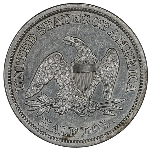 1842 Sm. Date/R. 1842 Seated Liberty Half Dollar - Uncirculated Details