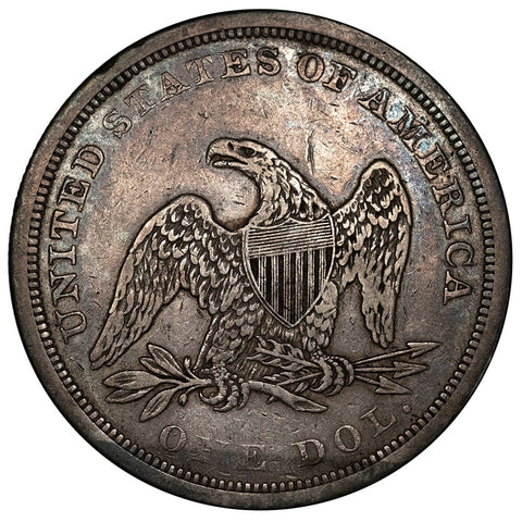 1843 Seated Liberty Dollar - Very Fine