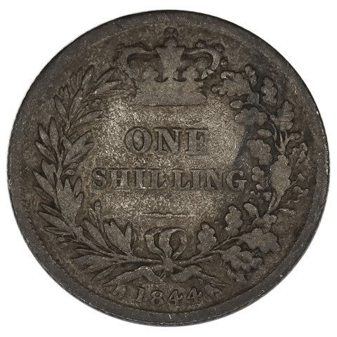 1844 Great Britain Silver Shilling KM.734.1 - Fine