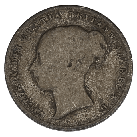 1844 Great Britain Silver Shilling KM.734.1 - Fine