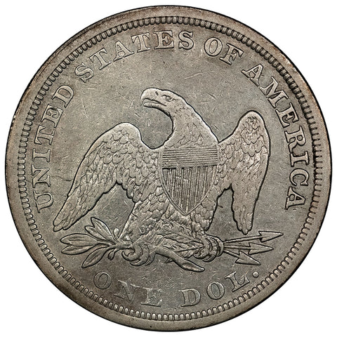 1845 Seated Liberty Dollar - Very Fine