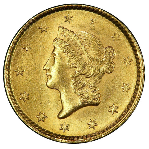 1851 Type-1 Gold Dollar - PQ Brilliant Uncirculated