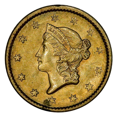 1852 Type-1 Gold Dollar - Extremely Fine