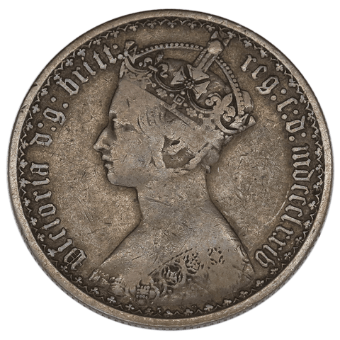 1852 Great Britain Silver Florin KM.746.1 - Fine/Very Fine