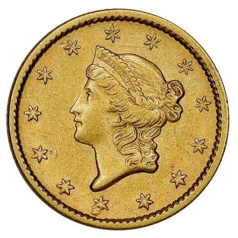 1852 Type-1 Gold Dollar - About Uncirculated