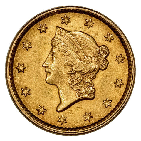 1853 Type-1 Gold Dollar - About Uncirculated