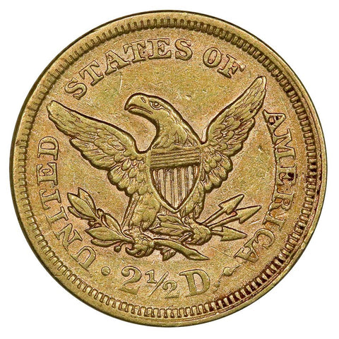 1853 $2.5 Liberty Gold Coin - Very Fine