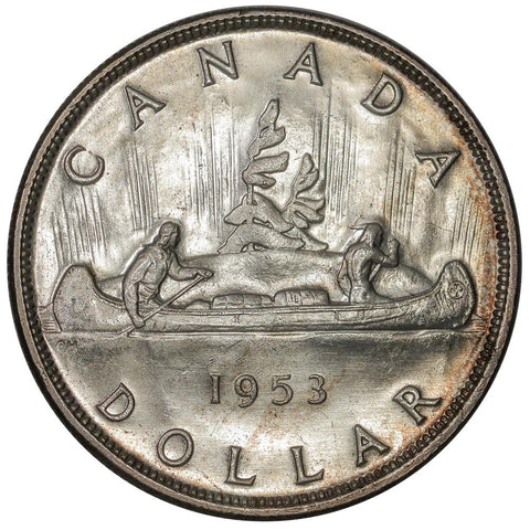 1953 Canada Silver Dollar KM.54 - Choice Brilliant Uncirculated