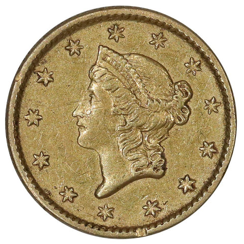 1853 Type-1 Gold Dollar - Extremely Fine Ex-Jewelry