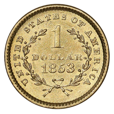 Type-1 Gold Dollars - VF to PQ Brilliant Uncirculated