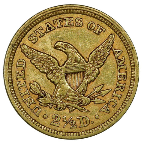 1854 $2.5 Liberty Gold Coin - Extremely Fine+