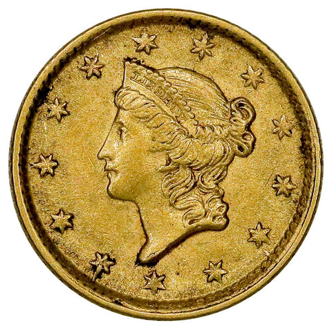 1854 Type-1 Gold Dollar - About Uncirculated
