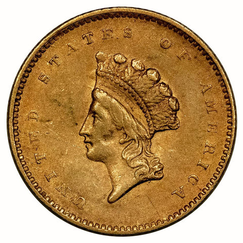 1854 Type-2 Gold Dollar - Very Fine