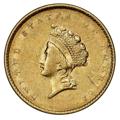 1855 Type-2 Gold Dollar - Very Fine