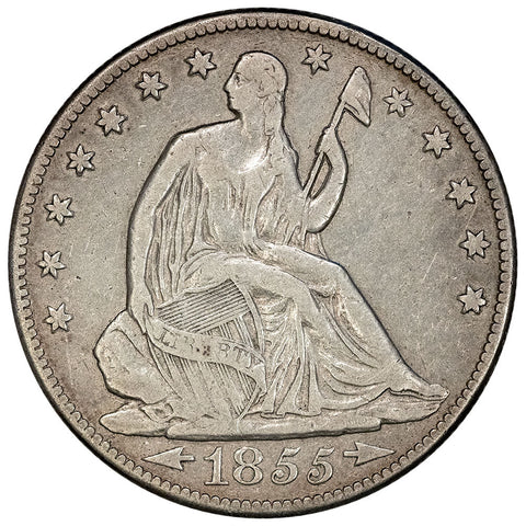 1855-O Seated Liberty Half Dollar - Very Fine