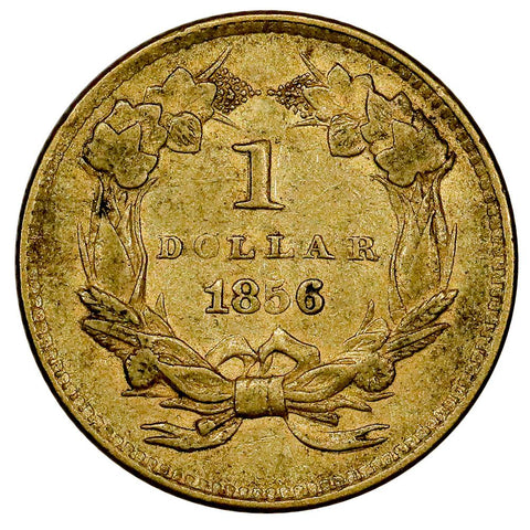 1856 Type-3 Gold Dollar - Extremely Fine