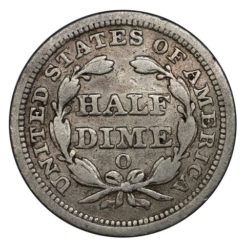 1856-O Seated Liberty Half Dime - Fine+