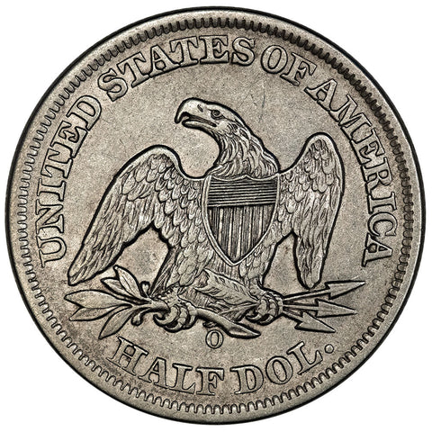 1856-O Seated Liberty Half Dollar - Extremely Fine - Repunched Date