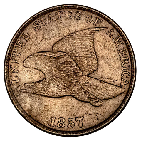 1857 Flying Eagle Cent - Very Fine/Extremely Fine