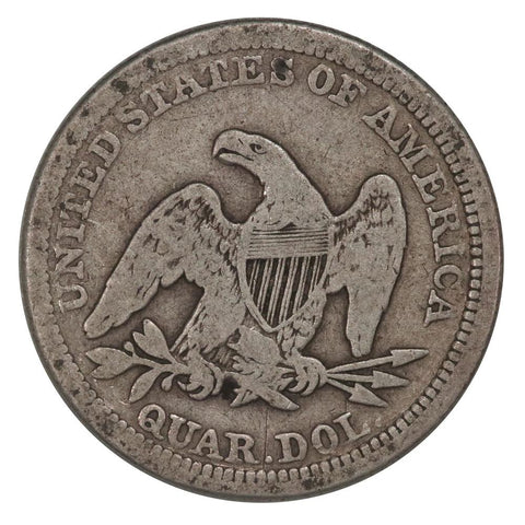 1857 Seated Liberty Quarter - Good