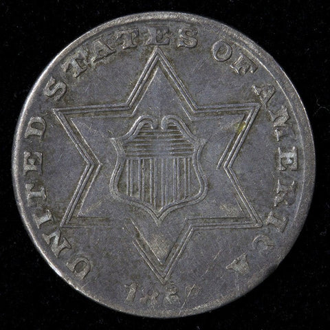 1858 Three Cent Silver (Trime) - Very Fine