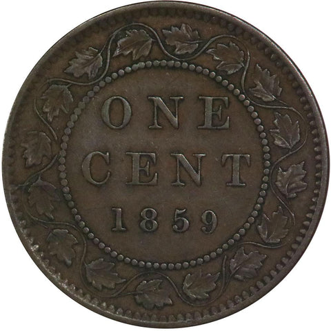 1859 Canada Large Cent - VF