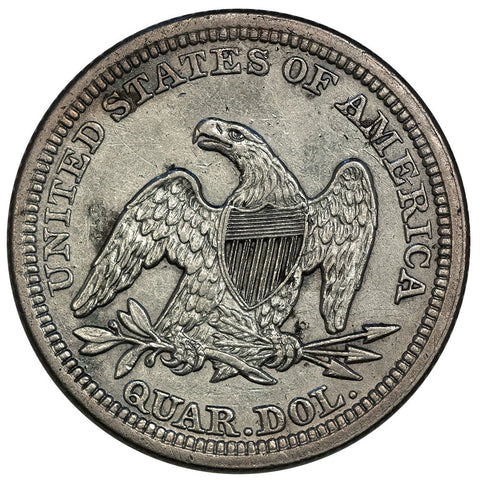1860 Seated Liberty Quarter - Extremely Fine