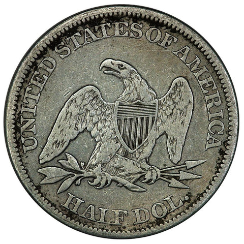 1861 Seated Liberty Half Dollar - Very Fine Detail