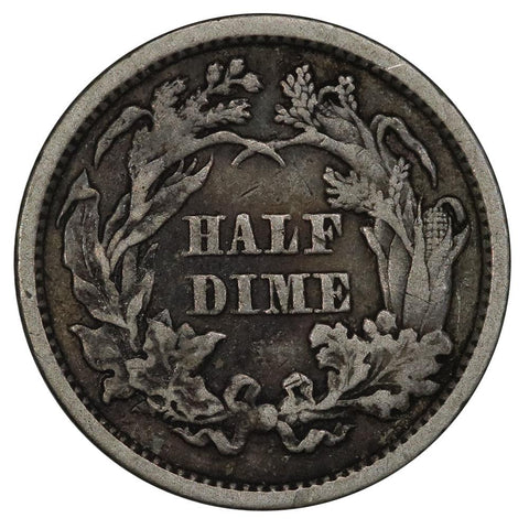 1861 Seated Half Dime - Very Good/Fine - Civil War Date