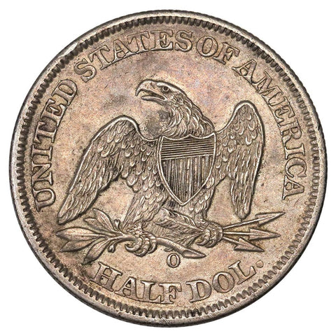 1861-O Seated Liberty Half Dollar WB-103/104 - About Uncirculated