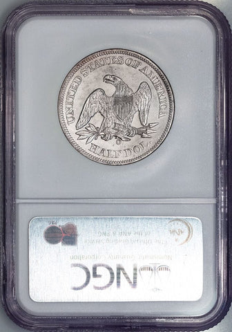 1861-O Seated Liberty Half Dollar CSA Issue W-11 S.S. Republic - NGC Unc (Shipwreck)