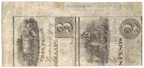 1862 $1 State of Louisiana (Civil War Issue) Cr.3 ~ Choice Very Fine+